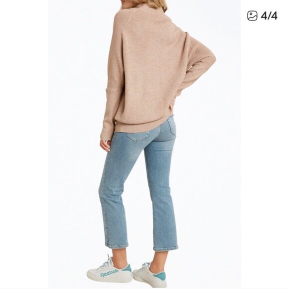 Blu Ivy sweater so soft knit slouch neck - Picture 4 of 9